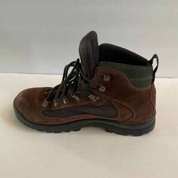 L.L. Bean Mens Sz 10 Wide Brown Suede Leather GORE-TEX Hiking Boots Waterproof - Picture 3 of 10